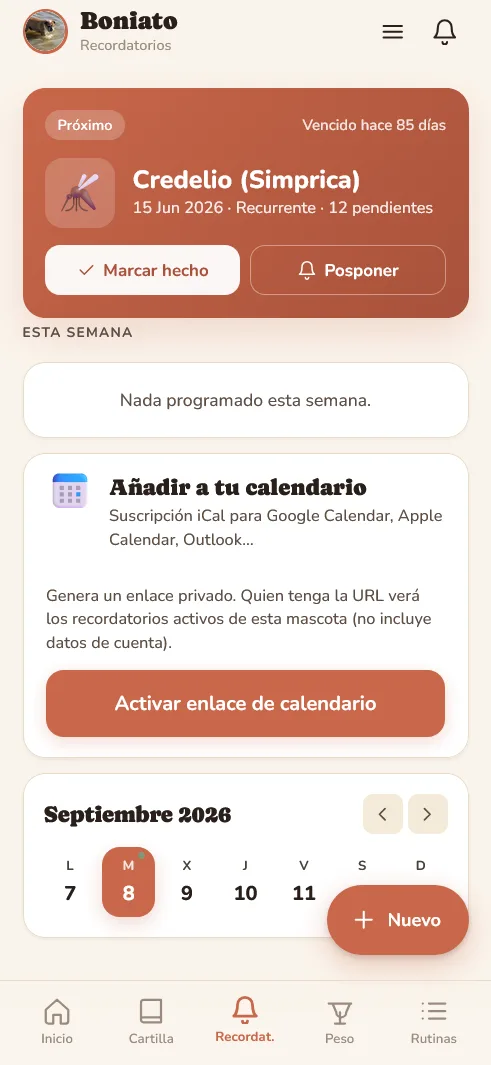 LunaPet — Webapp gratuita para el cuidado de tus mascotas - imagen 4