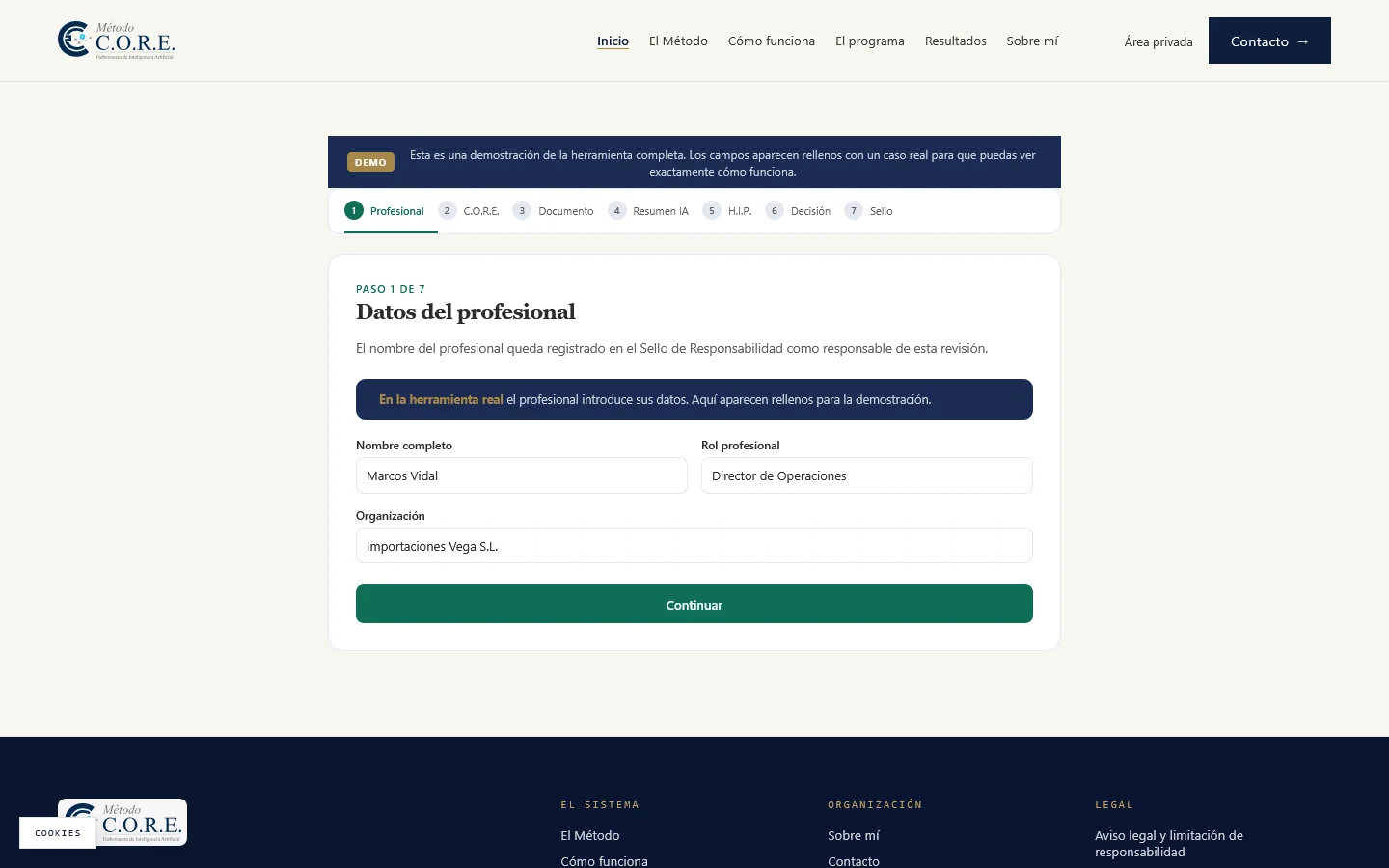 Metodocore — Plataforma de gobernanza de IA para empresas - imagen 1