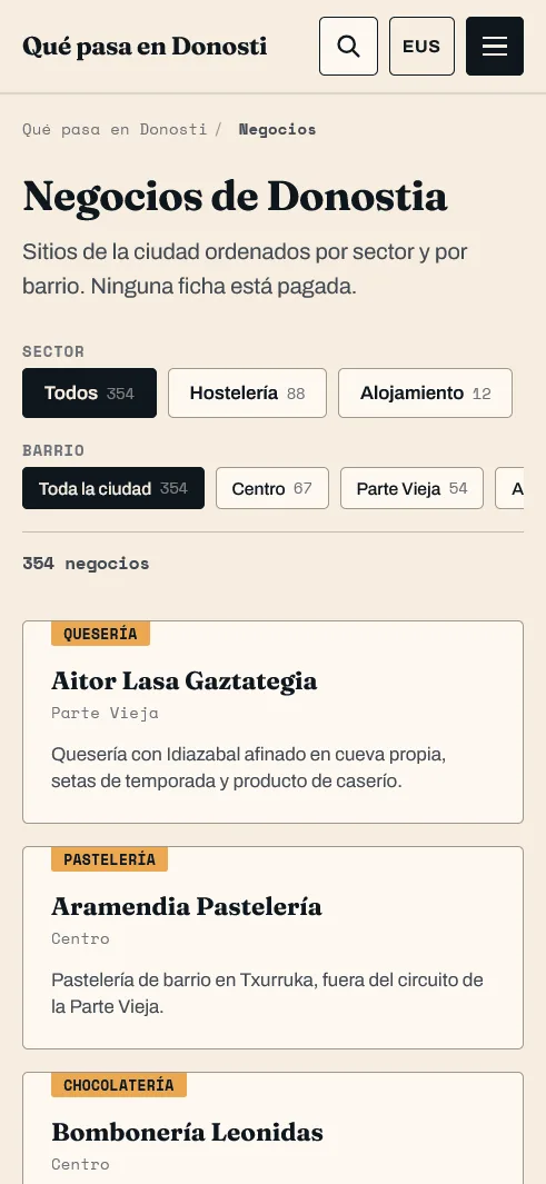 Qué pasa en Donosti — Portal bilingüe de planes, fiestas y negocios de Donostia - imagen 4