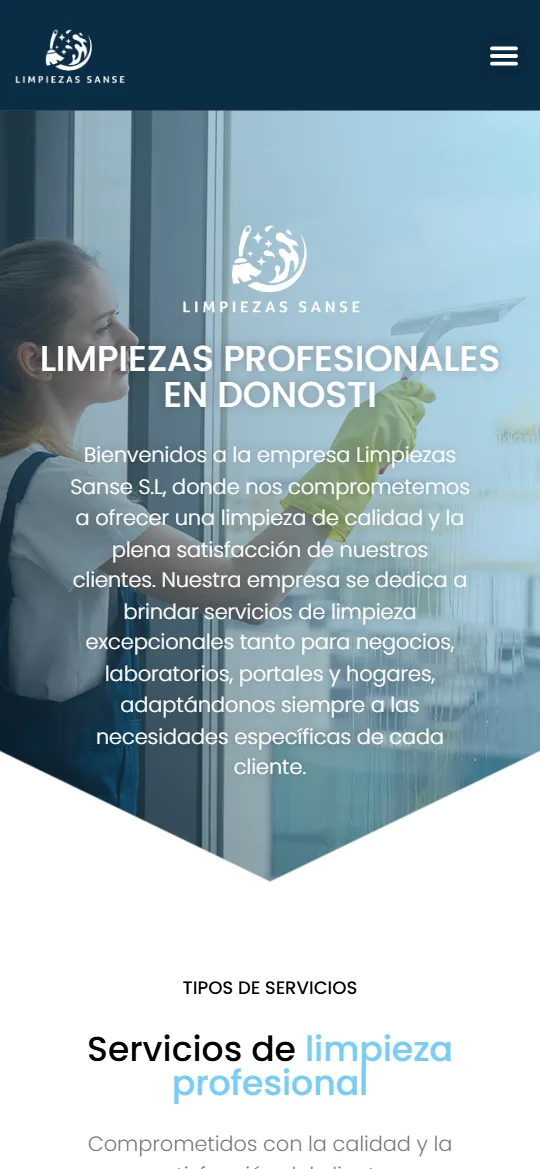 La portada en el móvil
