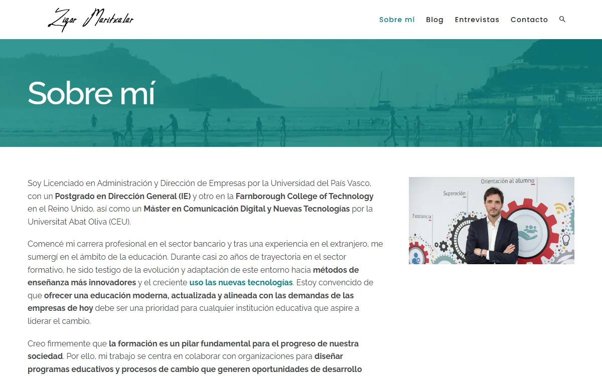Sobre mí: formación y trayectoria profesional