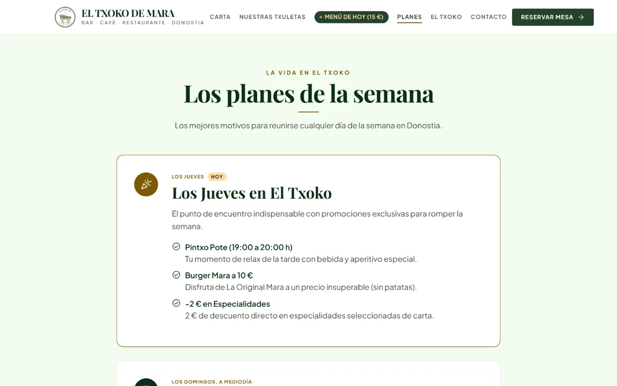 Los planes de la semana, con el aviso del día que toca
